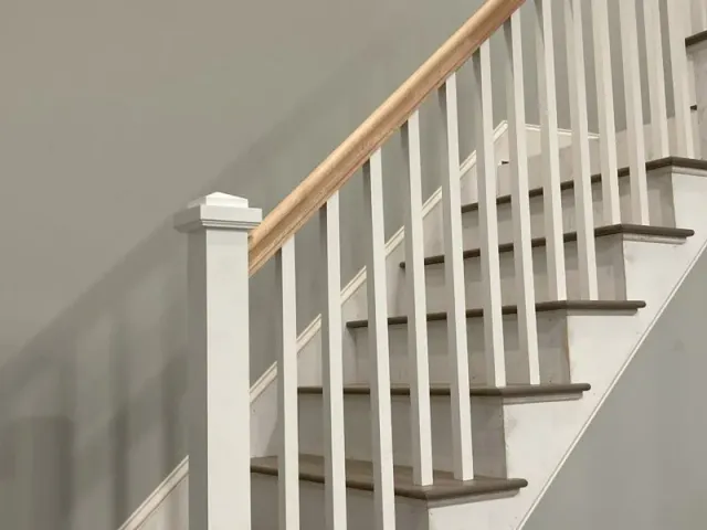 stairs with railing