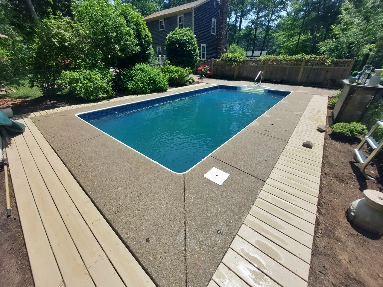 After Deck Washing
