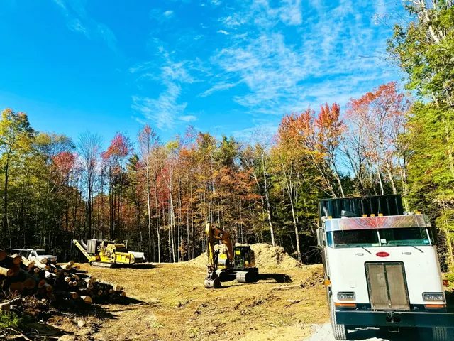 Kirk Trucking land clearing work in New Hampshire