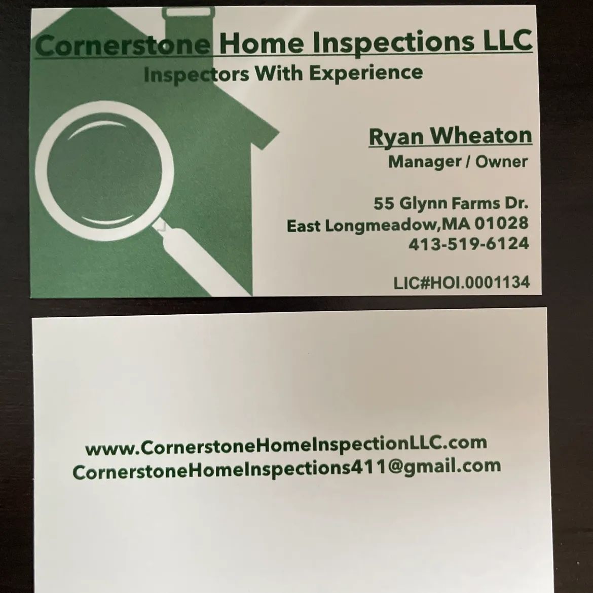 work photo from Google listing