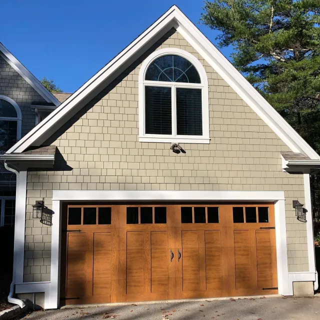 Some pics from a spring project, gutters and paint finished.  Demo&rsquo;ed cedar shingles and replaced with new hardie clapboards and shingles.  Back in March when virus started was nice to be outside for a few weeks and have some great helpers 😉.