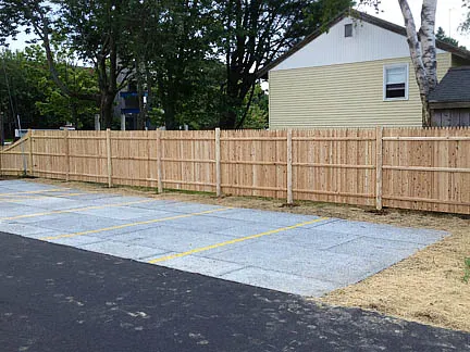 work photo from coastalfencemaine.com
