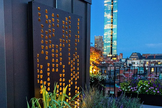 Boston, MA Roofdeck Landscape Lighting Portfolio #1 - Photo #1