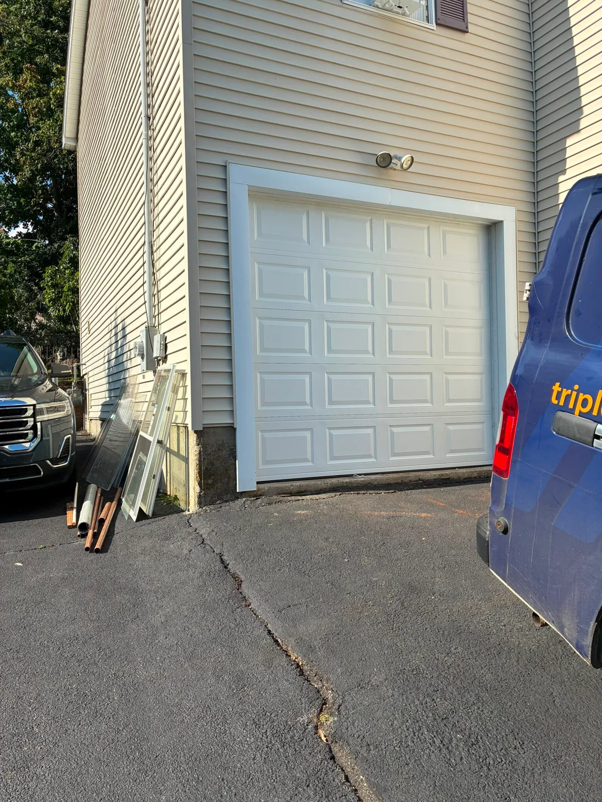 New Garage Door Installation In Woburn Ma - Completed Project