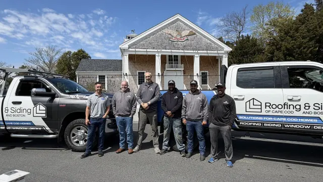 Roofing and Siding of Cape Cod, LLC work photo