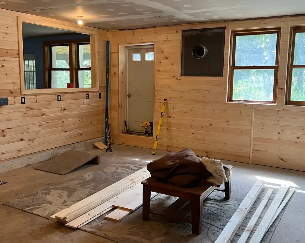 basement remodel finish walls