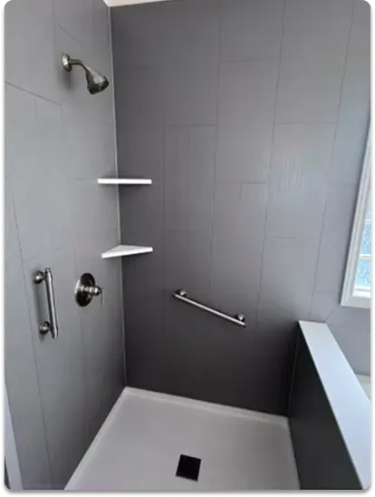 Remodeled bathroom project by Prime Bath