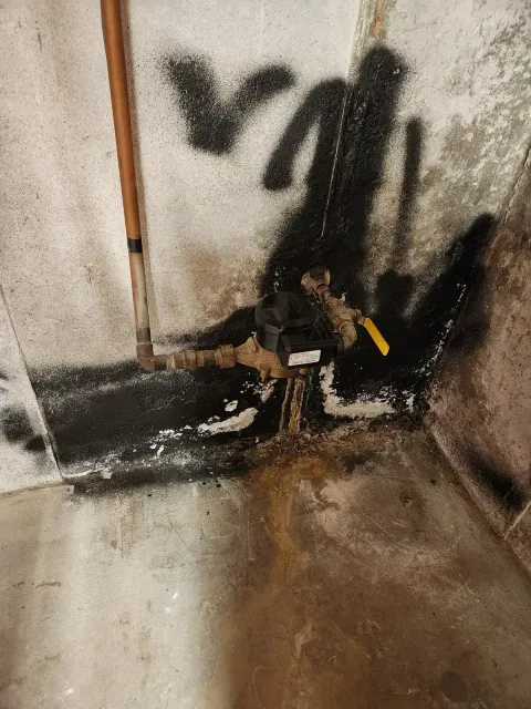 Foundation Crack Injection in Falmouth, MA - After repair