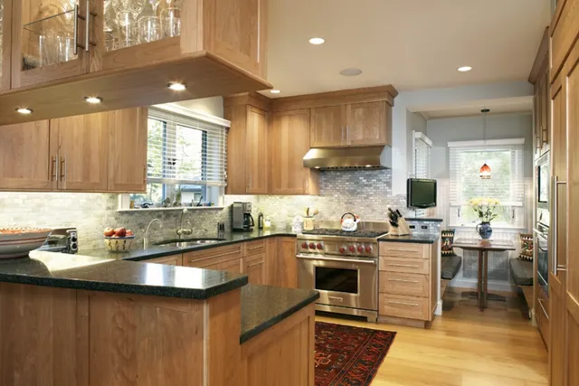 transitional kitchen