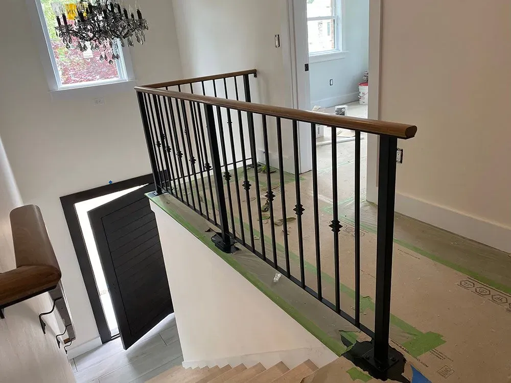 Iron railing