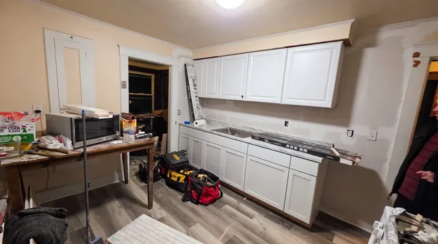 Cabinet install day