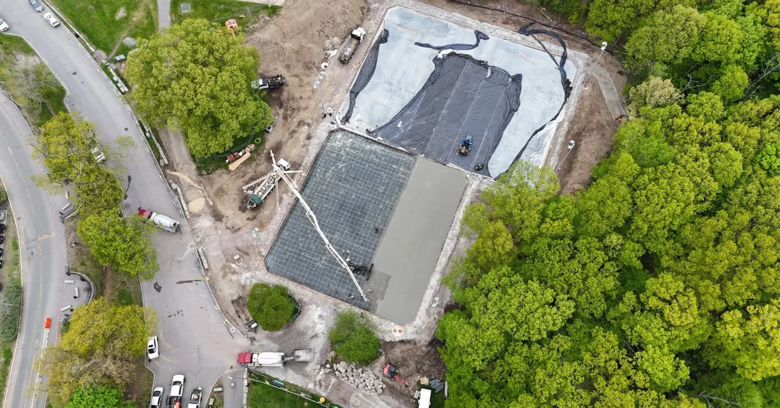 Franklin Park, City of Boston - Construction teams are diligently working towards meeting June deadline.