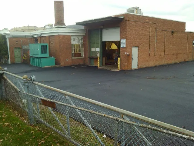 Parking lot paving.
