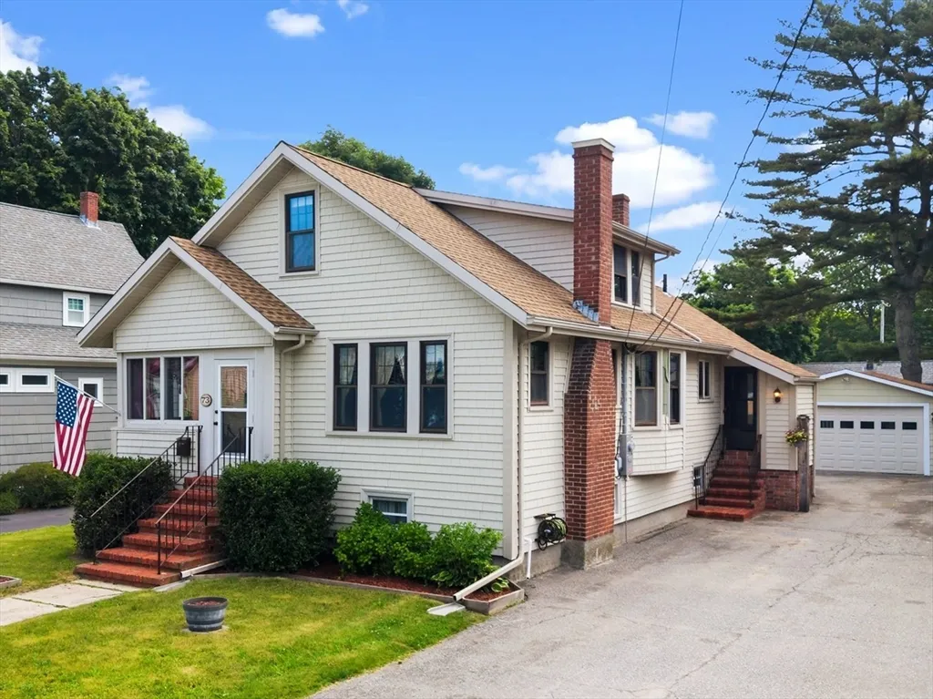 DISCOVER A TIMELESS OPPORTUNITY IN FAIRHAVEN, A TOWN FAMED FOR ITS HISTORIC CHARM & COASTAL BEAUTY! This 4-bedroom single-family home offers flexible living space w/potential for a 5th bedroom. Most rooms, including the spacious dining/living room w/cozy fireplace, showcase unique wide-plank wood walls accented by exposed black iron nails adding a warm & rustic feel. HARDWOOD FLOORS lie beneath the wall-to-wall carpeting, waiting to be refinished & restored for the next homeowner to enjoy. Exterior features include cedar impression shingles, enclosed front sun porch, storage shed & large custom red cedar deck. The standout feature is the double-wide garage w/workshop area, perfect for an automobile enthusiast, craftsman or hobbyist. Enjoy being close to beautiful Fort Phoenix State Reservation & Beach! Become part of this charming New England town & partake in the Center St events & fairs, scenic walking trails, bike path, local restaurants, private boutiques & strong community spirit!