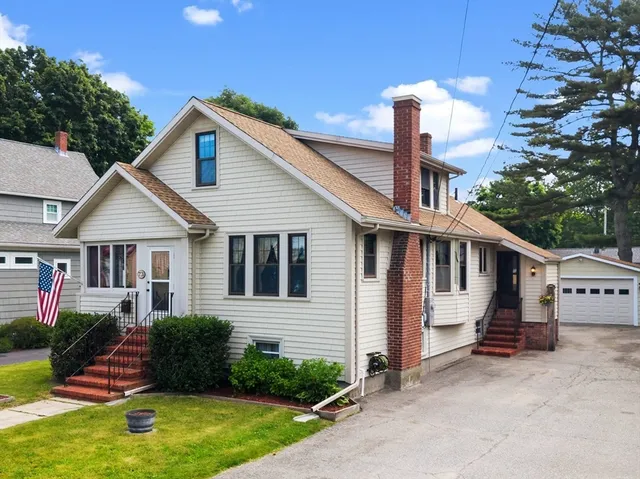 DISCOVER A TIMELESS OPPORTUNITY IN FAIRHAVEN, A TOWN FAMED FOR ITS HISTORIC CHARM & COASTAL BEAUTY! This 4-bedroom single-family home offers flexible living space w/potential for a 5th bedroom. Most rooms, including the spacious dining/living room w/cozy fireplace, showcase unique wide-plank wood walls accented by exposed black iron nails adding a warm & rustic feel. HARDWOOD FLOORS lie beneath the wall-to-wall carpeting, waiting to be refinished & restored for the next homeowner to enjoy. Exterior features include cedar impression shingles, enclosed front sun porch, storage shed & large custom red cedar deck. The standout feature is the double-wide garage w/workshop area, perfect for an automobile enthusiast, craftsman or hobbyist. Enjoy being close to beautiful Fort Phoenix State Reservation & Beach! Become part of this charming New England town & partake in the Center St events & fairs, scenic walking trails, bike path, local restaurants, private boutiques & strong community spirit!