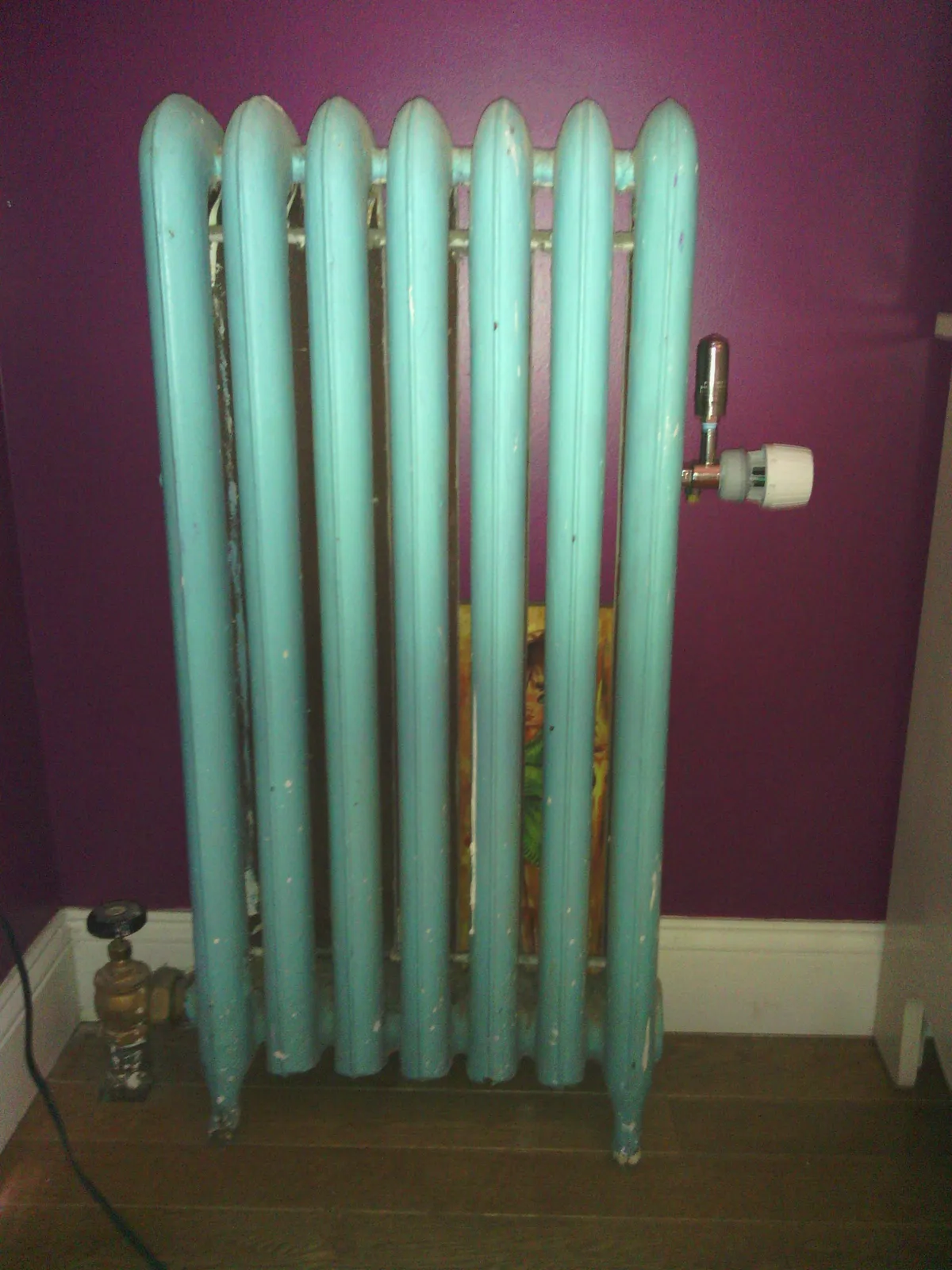 New water heater piped in a basement