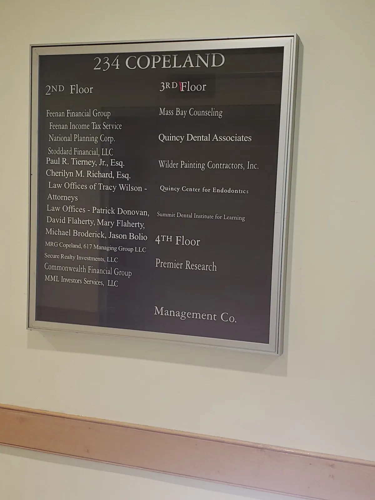 work photo from Google listing