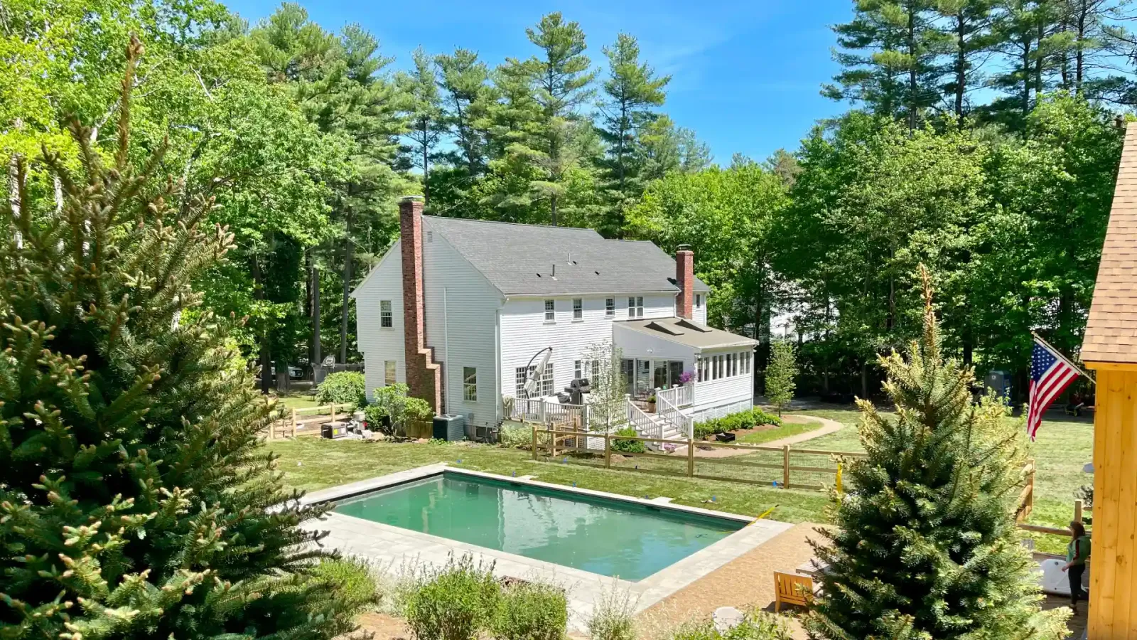 hero residential with fences and pool