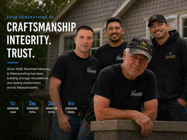 Ronchetti Masonry and Waterproofing family craftsmanship