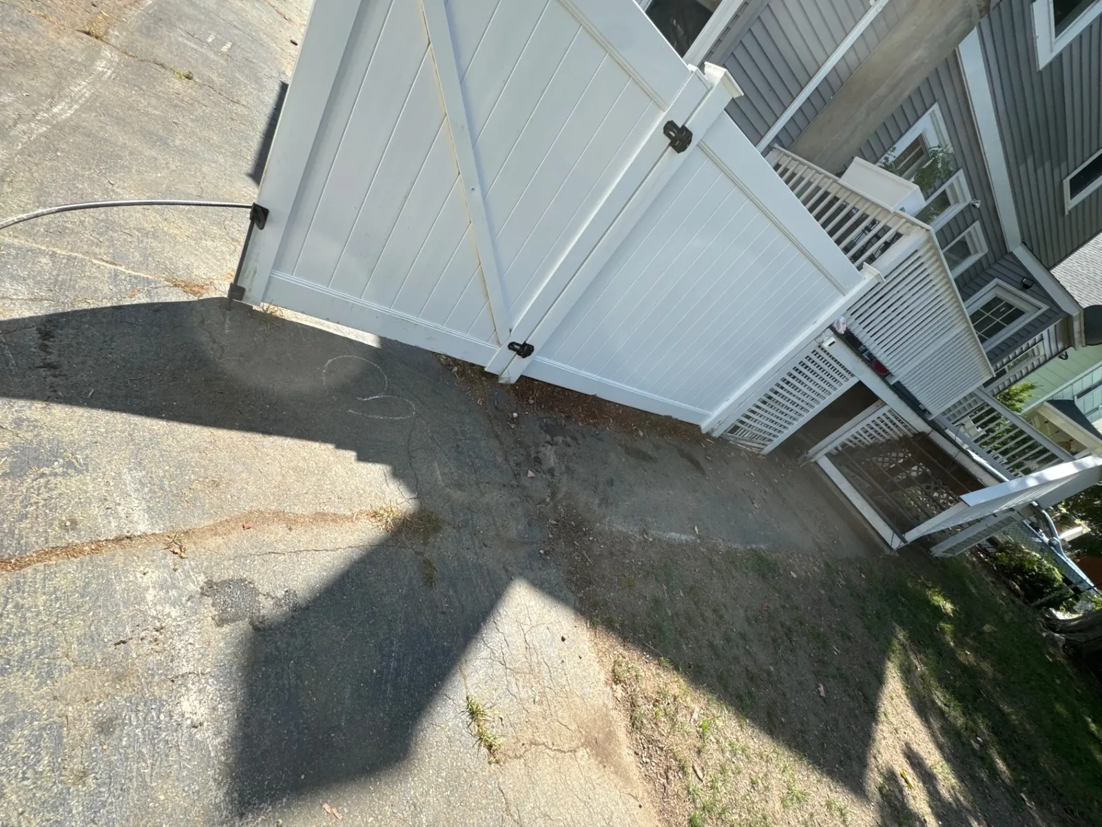 Driveway Junk Pile Cleanup — after