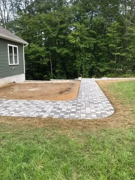 Stone Walkway — Worcester, MA — Watson Landscaping and Construction