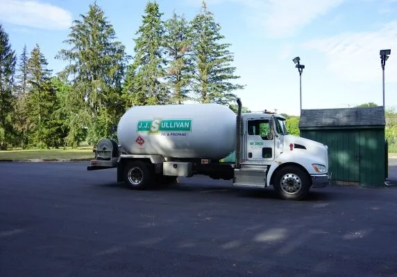 J.J. Sullivan propane delivery truck