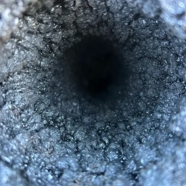 Chimney Creosote Buildup Close-Up Look