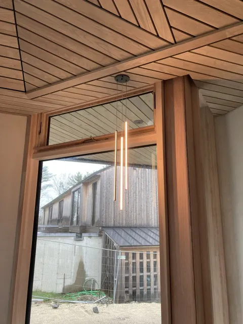 Light fixtures in guest house