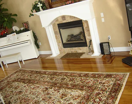 Border around fireplace