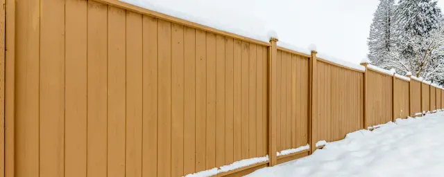 Fence installation in winter in Western Massachusetts