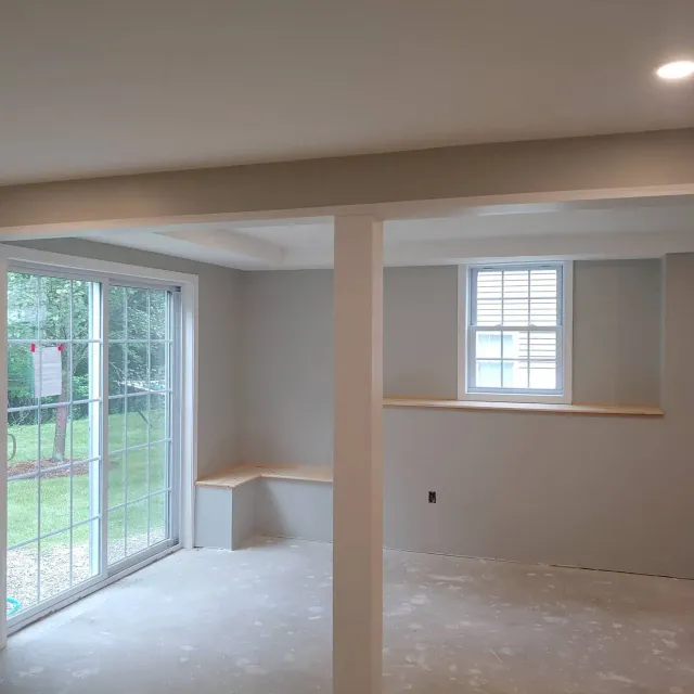 Empty Living Room Under Construction