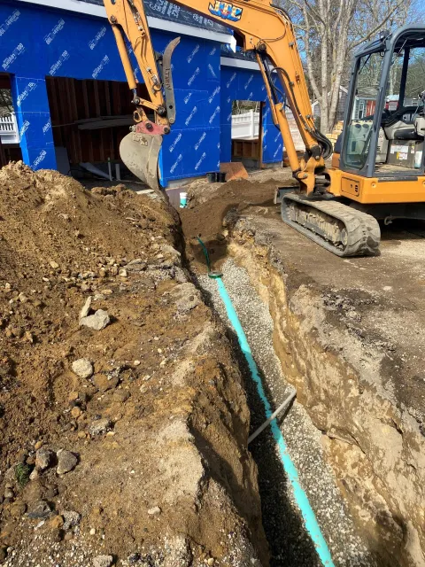 sewer connection