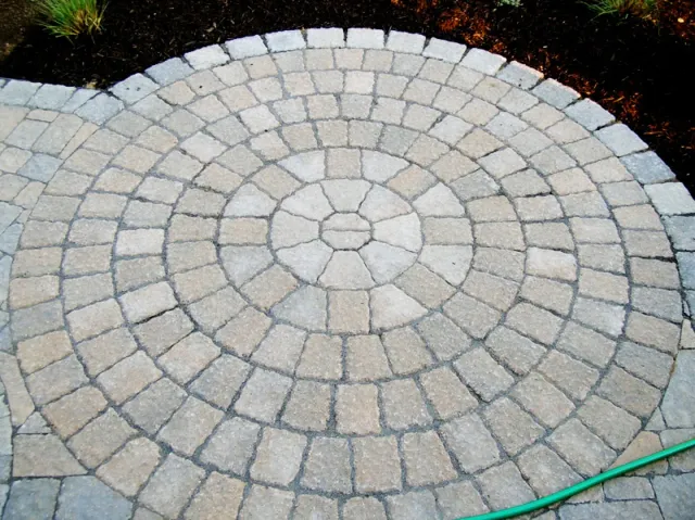 Circular Paver Patio — Patios in Hudson, NH