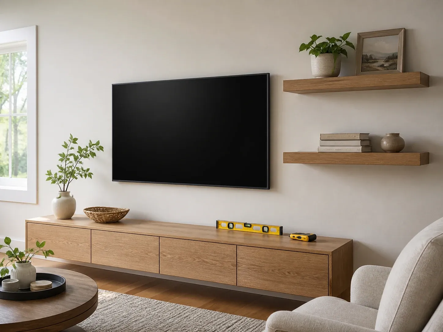 Media Wall Installation by Northgate Home Services