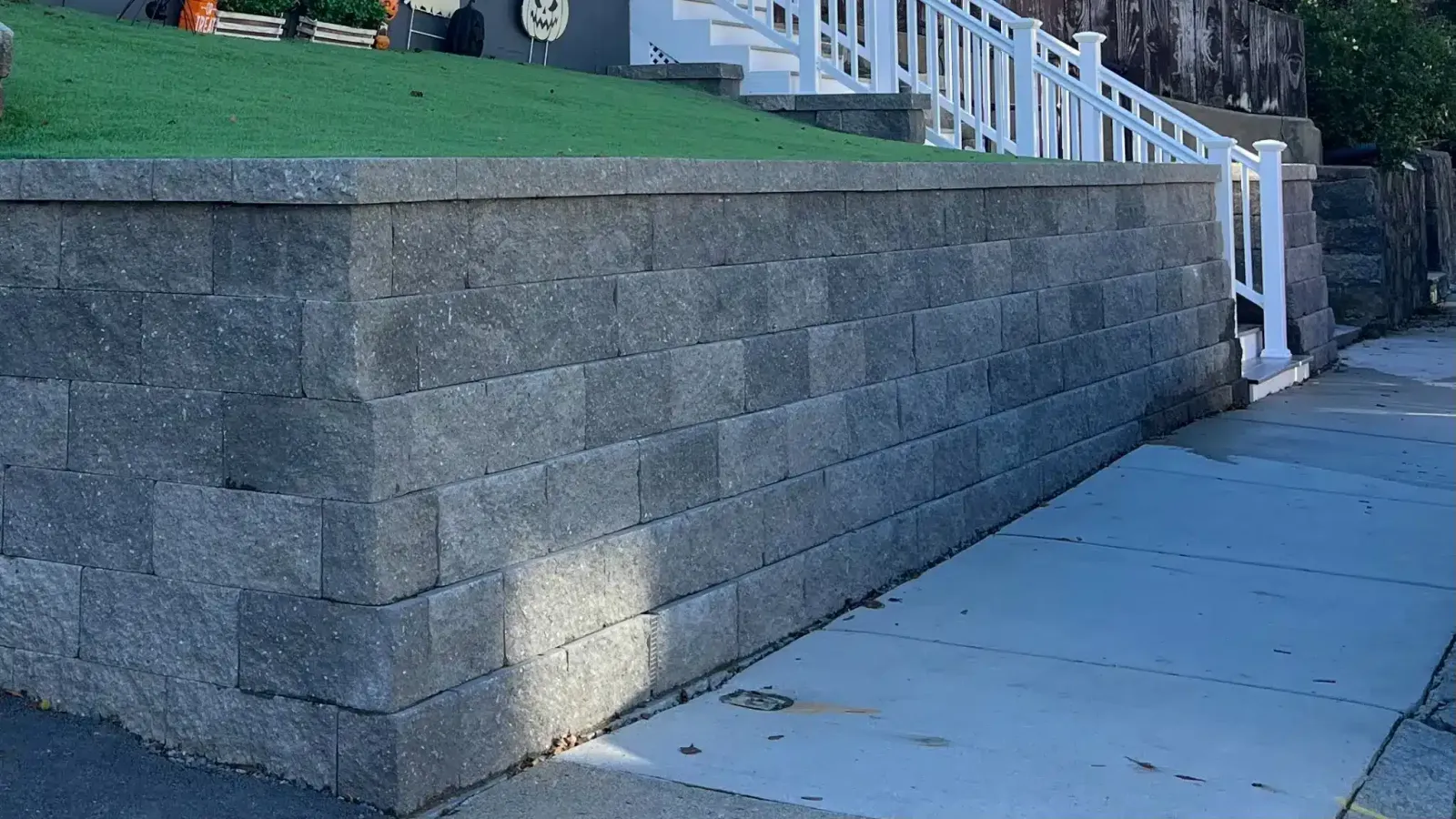 Retaining Wall Construction in Bedford MA by Goodwood General Construction