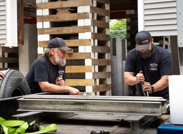 work photo from paynebuildingmovers.com