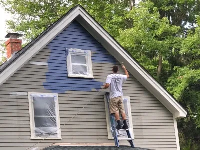 Rye NH House Color Change
