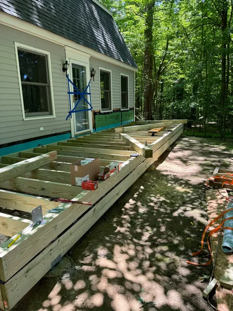 📖 Still telling the story…

A few months ago, we kicked off this porch addition in Peterborough, NH — and then we went heads-down doing what we do best: building.

So consider this your check-in.

This project is still very much in progress, and every phase so far has been about laying the groundwork for a space that feels like it’s always belonged here. Strong structure, clean framing, and details that will matter long after the final boards go on.

We’re not sharing the finished shots just yet…
Because this story isn’t done being written.

Stay tuned — the next chapters are where it really starts to come together.

#PeterboroughNH #NHContractor #PorchAddition
#ConstructionInProgress #BuildingTheRightWay
#OutdoorLiving #LocalBuilder #FreedomFraming
#NHHomes #Craftsmanship #WorkInProgress