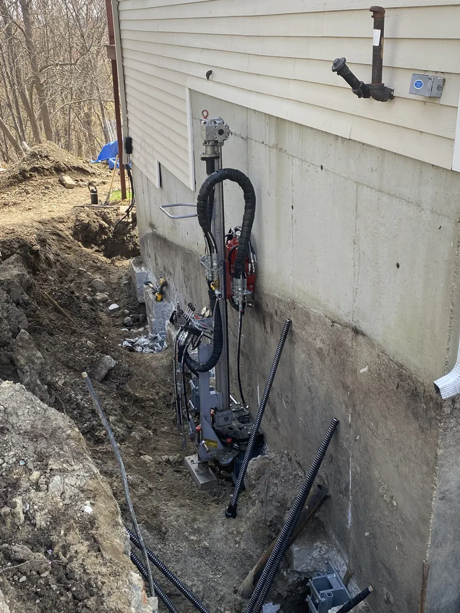 Drilled Piles for Foundation Repair