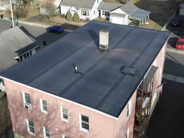 EPDM Metal Roof Replacement in Hartford scaled