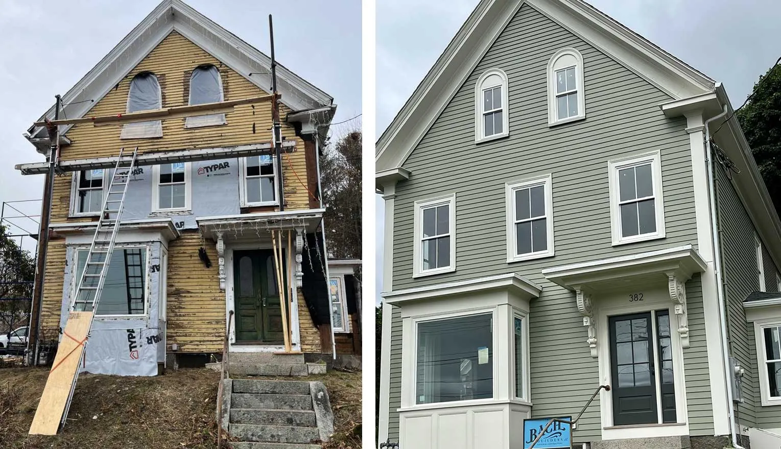 total gut renovation in Glouster