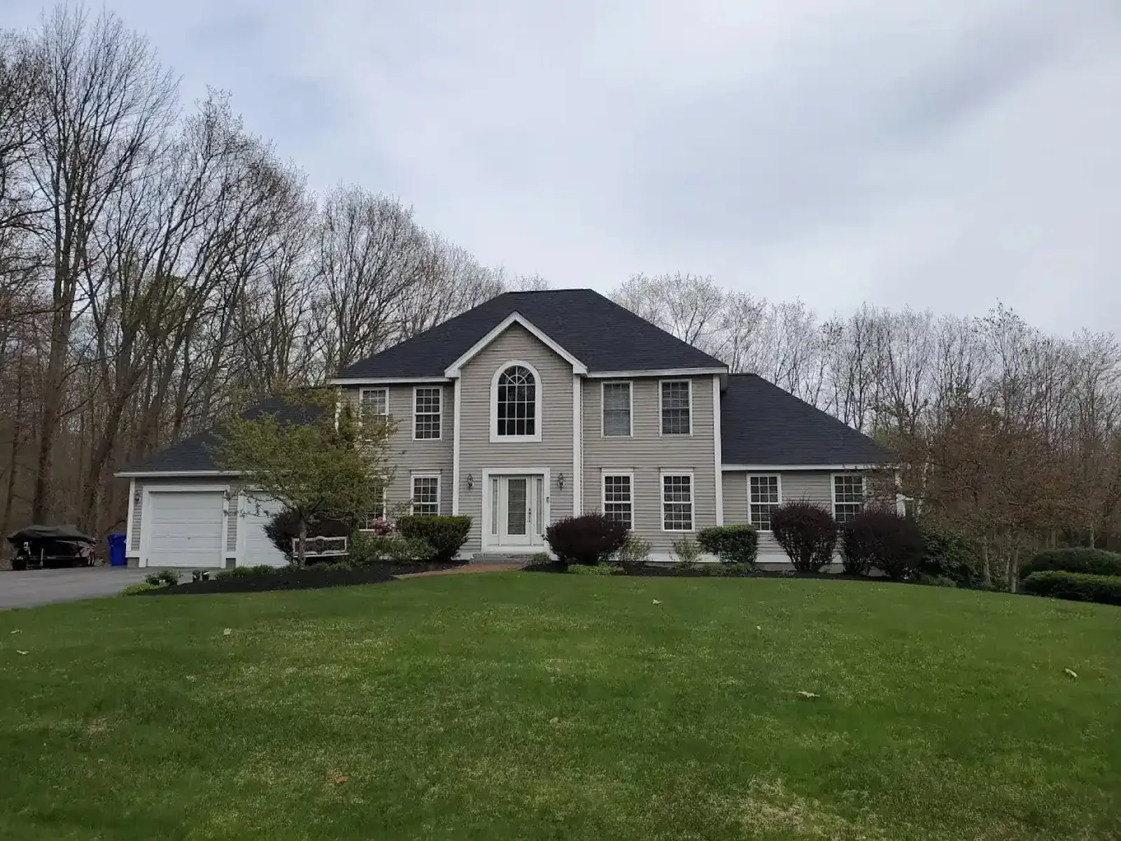 Residential asphalt shingle roof project by Northpoint Roofing in New Hampshire