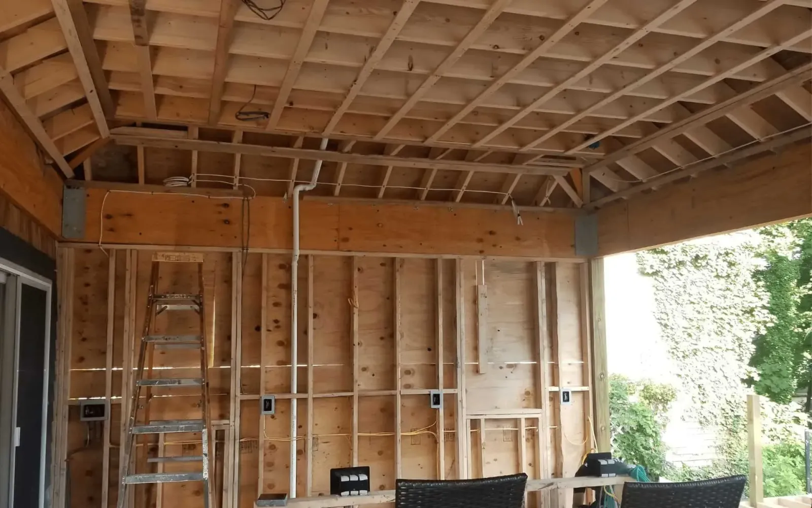 New Garage Frame Milton MA