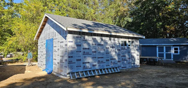 ADU with exterior rigid insulation