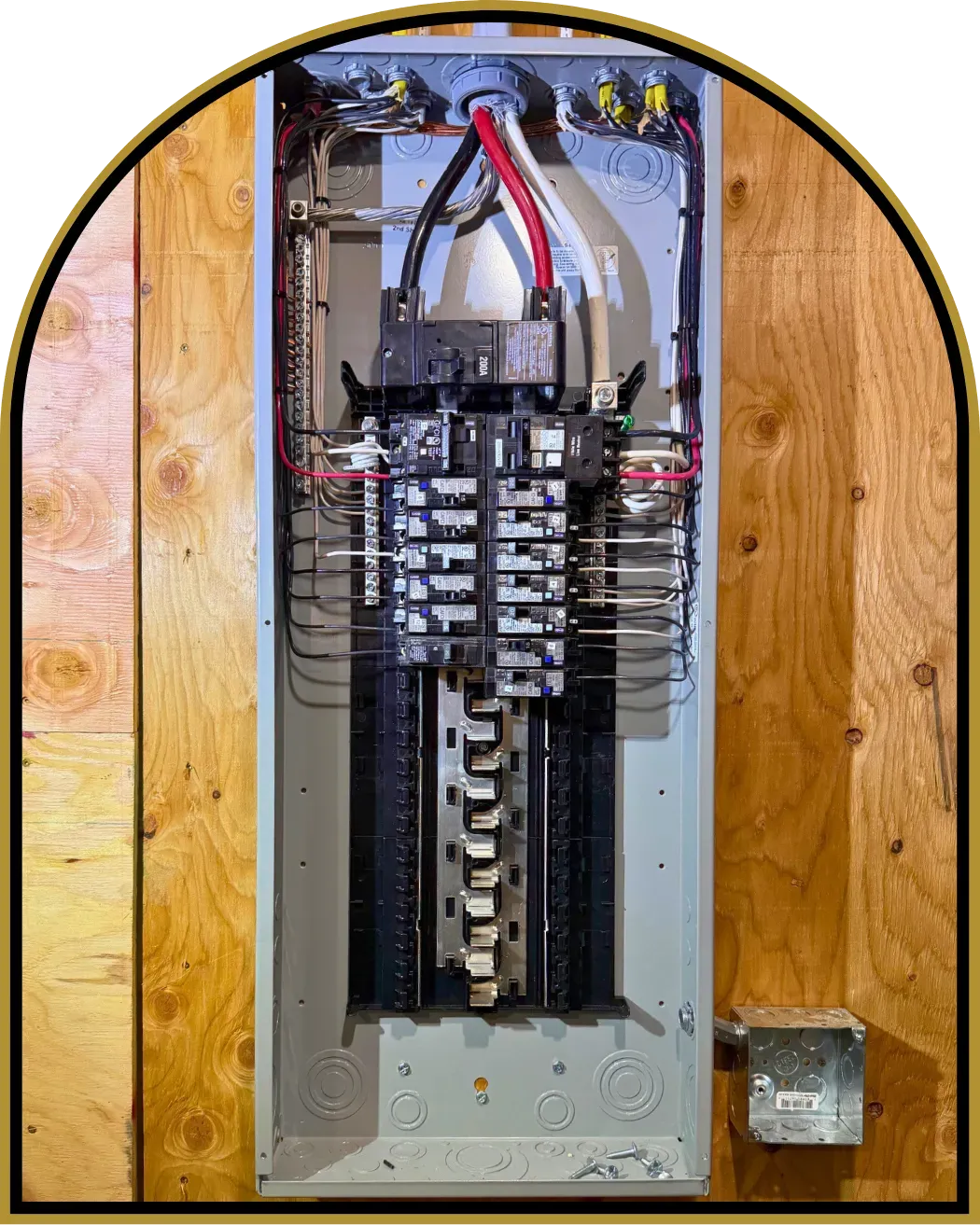 Home Electrical Circuit Breaker Box