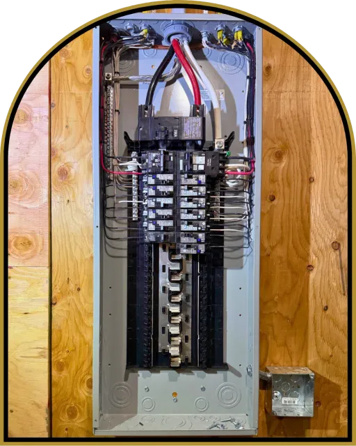 Home Electrical Circuit Breaker Box