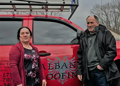 Founders Shaban and Patty Rabdishta | Albana Roofing