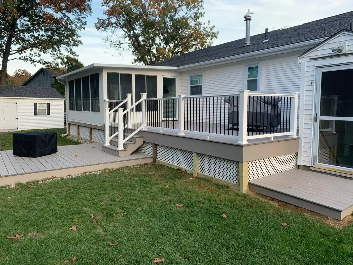 Screened Porch and Deck - Westfield Builders LLC Springfield