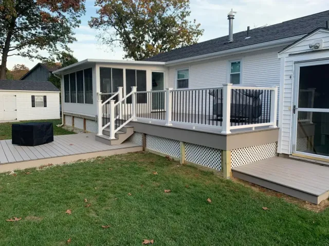 Screened Porch and Deck - Westfield Builders LLC Springfield
