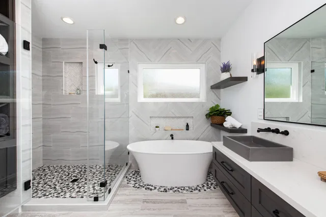 Maine Bathroom Remodeling work photo